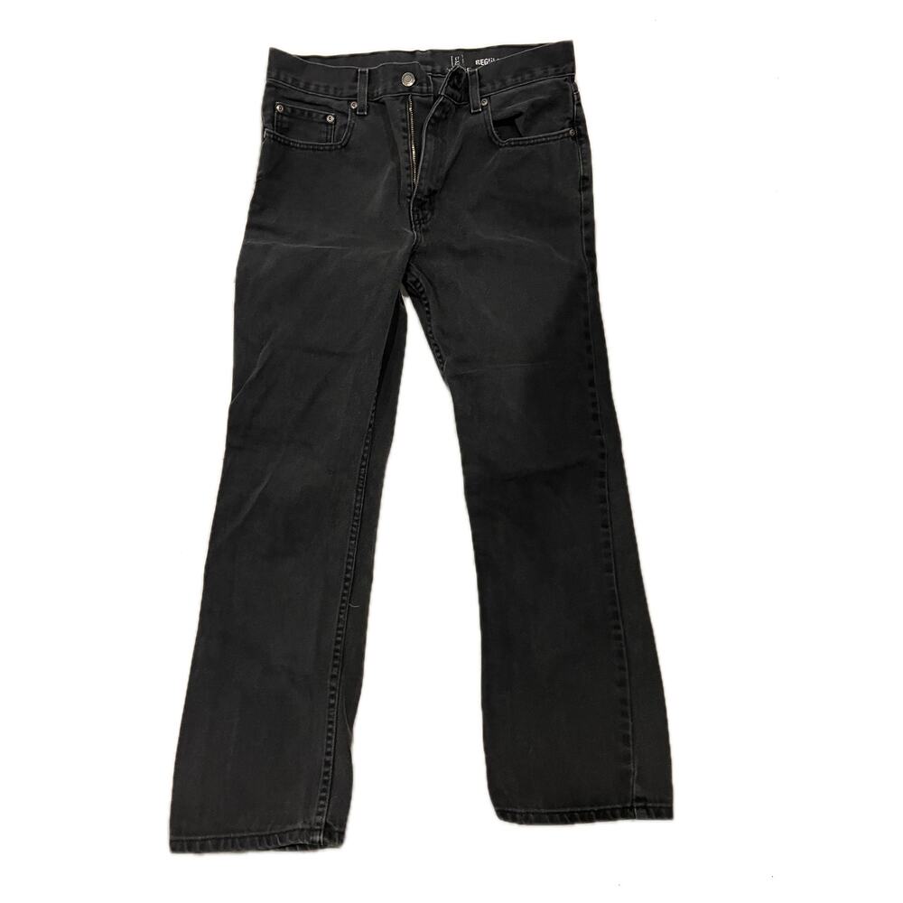 George Slim Black Jeans 32x32